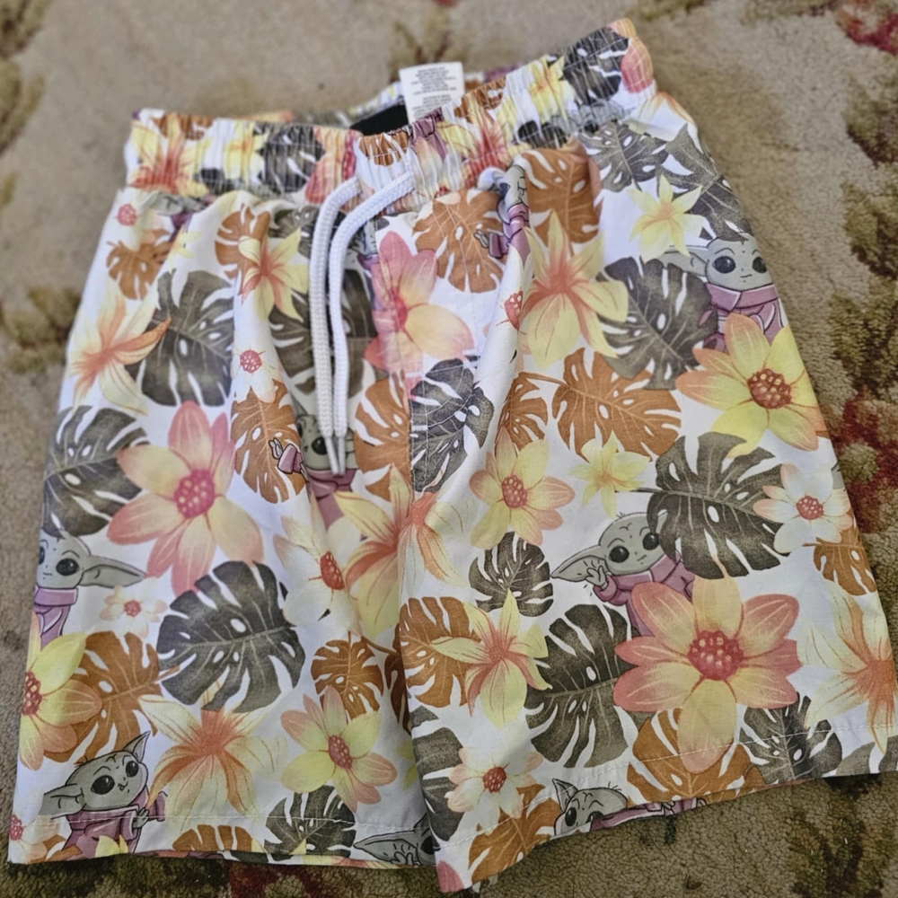 Toddler Star Wars Swim Trunks Sz 3t